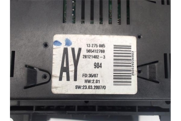 Recambio de reloj horario para opel astra h gtc 1.9 cdti referencia OEM IAM 13275085 565412769 