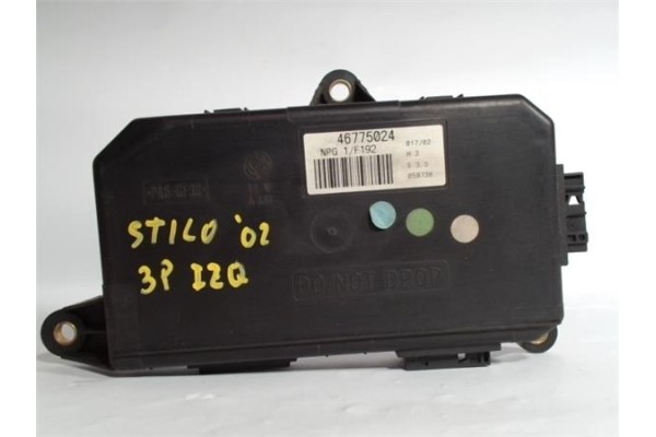 Recambio de centralita cierre para fiat stilo (192) 1.9 jtd 115 actual (i) referencia OEM IAM 46775024 059738 