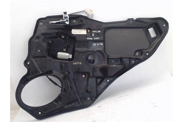 Recambio de elevalunas electrico trasero derecho para mazda 6 berlina (gg) referencia OEM IAM GJ6A97XJ  