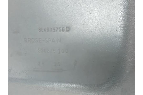 Recambio de elevalunas electrico trasero derecho para seat ibiza (6l1) 1.9 stella referencia OEM IAM 6L4839752AH 6L4837756D 
