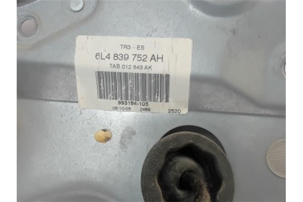 Recambio de elevalunas electrico trasero derecho para seat ibiza (6l1) 1.9 stella referencia OEM IAM 6L4839752AH 6L4837756D 
