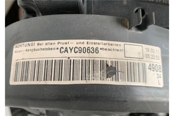 Recambio de motor completo para volkswagen golf vi (5k1) 1.6 advance referencia OEM IAM CAYC 07K100031JX 