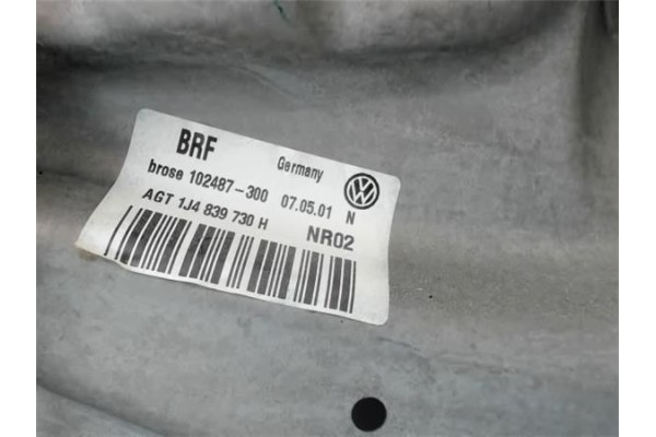 Recambio de elevalunas electrico trasero derecho para volkswagen golf iv berlina (1j1) referencia OEM IAM 1J4839730H  