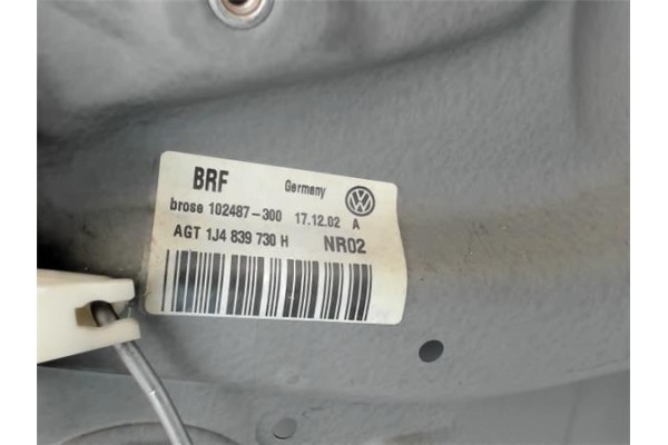 Recambio de elevalunas electrico trasero derecho para volkswagen golf iv berlina (1j1) referencia OEM IAM 1J4839730H  