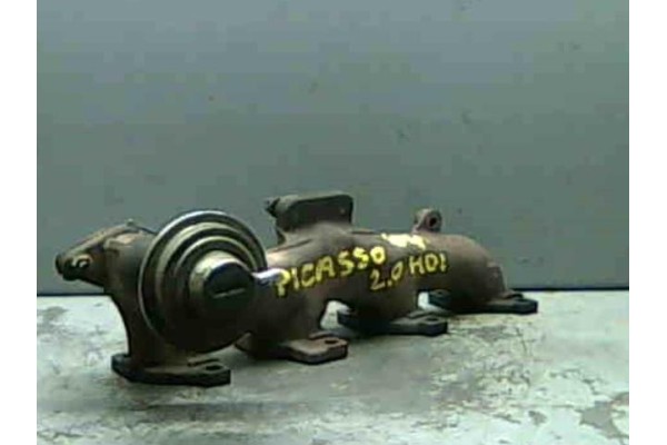 Recambio de colector escape para citroen xsara picasso 2.0 hdi referencia OEM IAM 0341E6  