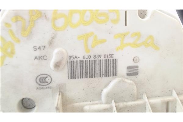 Recambio de cierre electromagnetico trasero izquierdo para seat ibiza berlina (6j5) 1.6 tdi referencia OEM IAM 6J0839015E  