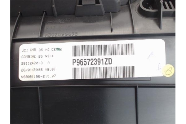 Recambio de cuadro completo para citroen c4 coupe 1.6 vtr plus referencia OEM IAM 6103A9 P96572391ZD 