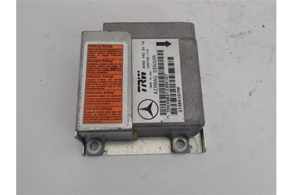 Recambio de centralita airbag para mercedes-benz clase m (bm 163) 3.2 320 (163.154) referencia OEM IAM A0025422018  