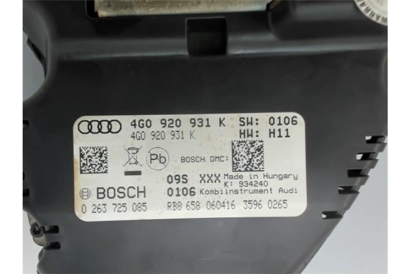 Recambio de cuadro completo para audi s6 berlina (4gc) 4.0 tfsi quattro referencia OEM IAM 4G0920931K 0263725 