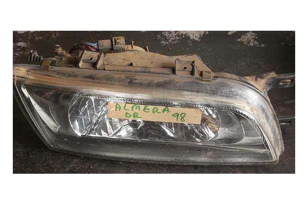 Recambio de faro delantero dcho para nissan almera (n15) 1.4 referencia OEM IAM 260102N325  