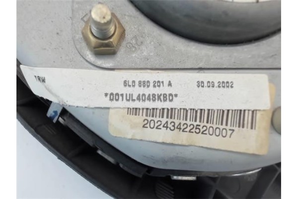 Recambio de airbag volante para seat cordoba berlina (6l2) referencia OEM IAM 6L0880201A   Recambio de airbag volante para seat cordoba berlina (6l2) referencia OEM IAM 6L0880201A