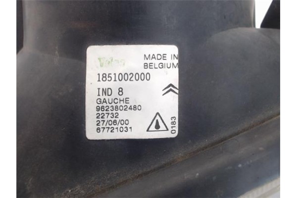 Recambio de faro antiniebla para citroen xsara coupe referencia OEM IAM 1851002000/67721031 9623802480/22732 