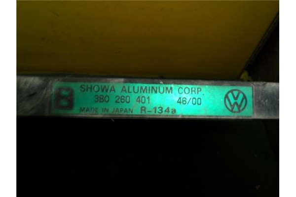 Recambio de radiador aire acondicionado para volkswagen passat berlina (3b3) 1.8 t 20v referencia OEM IAM 3B0260401  3B0260401A 