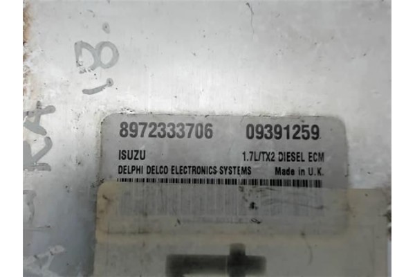 Recambio de centralita para opel corsa c 1.7 club referencia OEM IAM 09391259  