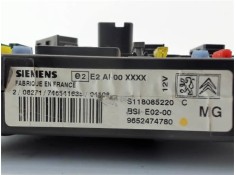 Recambio de caja fusibles/rele para peugeot 206 referencia OEM IAM 9652474780  