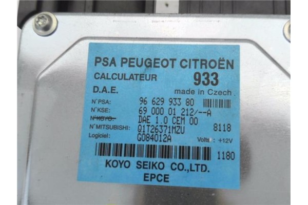 Recambio de centralita direccion asistida para citroen c2 1.1 referencia OEM IAM 9662993380  
