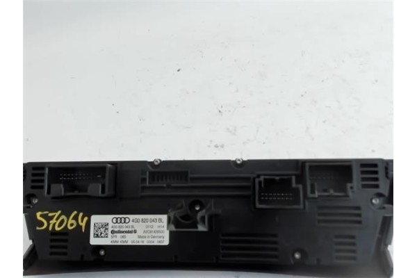 Recambio de mandos climatizador para audi s6 berlina (4gc) 4.0 tfsi quattro referencia OEM IAM 4G0820043BL A2C91426500 