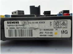 Recambio de caja fusibles/rele para citroen c3 1.4 hdi 16v exclusive referencia OEM IAM 9649811480  