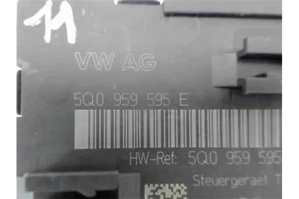 Recambio de centralita cierre puerta trasero izquierda para audi a3 (8p1) referencia OEM IAM 5Q0959595E  
