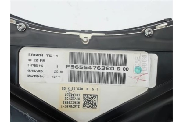 Recambio de cuadro completo para peugeot 307 (s1) referencia OEM IAM 216518703  