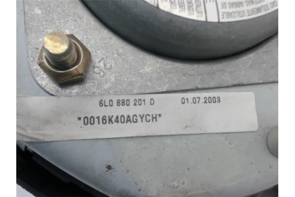Recambio de airbag volante para seat ibiza (6l1) referencia OEM IAM 6L0880201D  