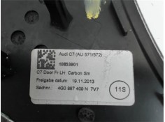 Recambio de moldura puerta delantero izquierda para audi s6 berlina (4gc) 4.0 tfsi quattro referencia OEM IAM 4G0867409N 1085039