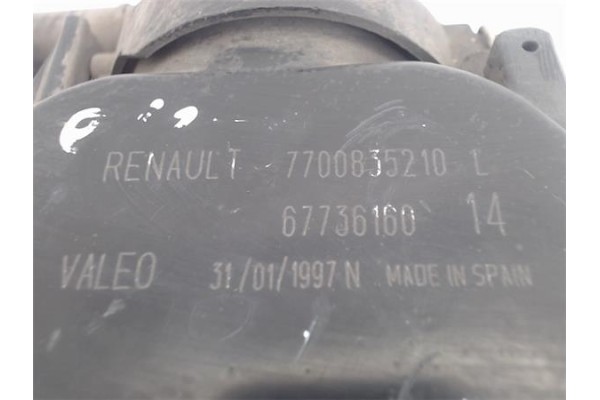 Recambio de faro antiniebla derecho para renault clio ii fase i (b/cb0) referencia OEM IAM 7700835210 67736160 