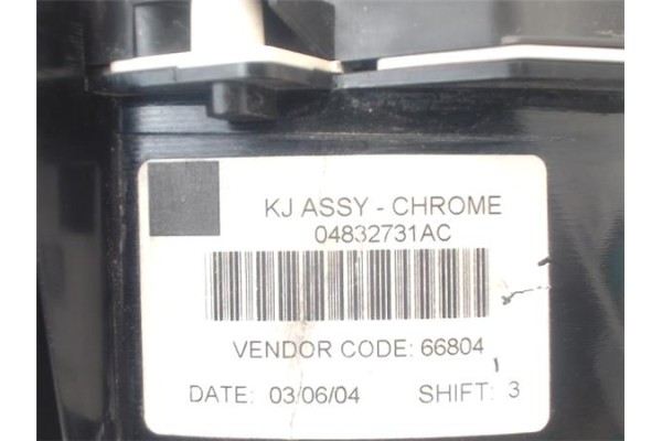Recambio de cuadro completo para jeep cherokee (kj) 2.5 crd básico referencia OEM IAM P56010587AE 04832731AC 