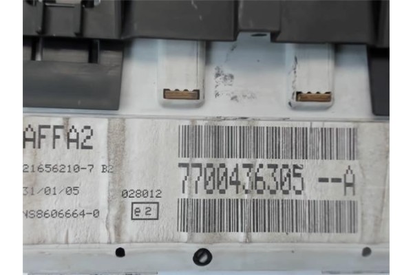 Recambio de pantalla para renault kangoo 4x4 1.9 rapid referencia OEM IAM 7700436305  