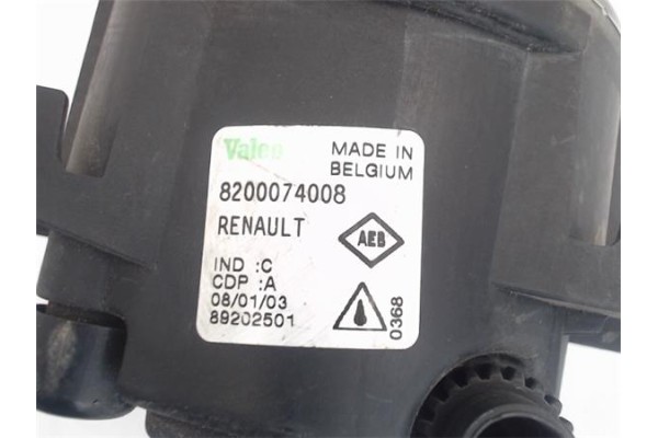 Recambio de faro antiniebla izquierdo para renault megane ii berlina 3p referencia OEM IAM 8200074008 89202501 2N1115201AB , FOR