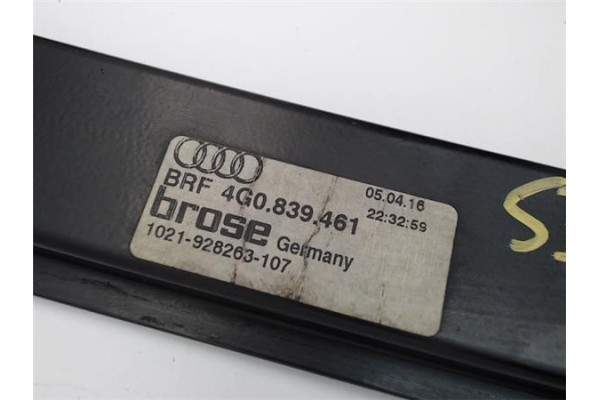 Recambio de mecanismo elevalunas trasero izquierdo para audi s6 berlina (4gc) 4.0 tfsi quattro referencia OEM IAM 4G0839461  
