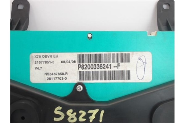 Recambio de cuadro completo para renault kangoo i (f/kc0) 1.5 authentique referencia OEM IAM P8200336241F  