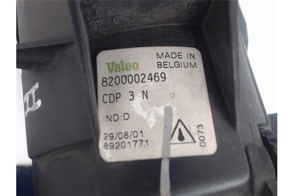 Recambio de faro antiniebla izquierdo para renault laguna ii (bg0) referencia OEM IAM 8200002469 89201771 26155AU327 , NISSAN | 