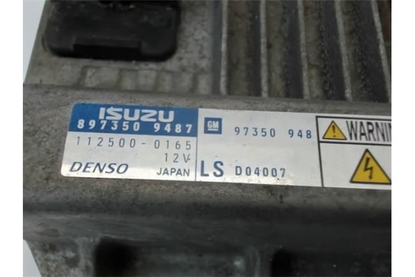 Recambio de centralita para opel meriva 1.7 cosmo referencia OEM IAM 1125000165  