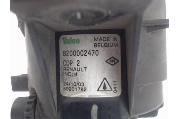 Recambio de faro antiniebla izquierdo para renault clio ii fase ii (b/cb0) referencia OEM IAM 8200002470 89201782 261508990A , N