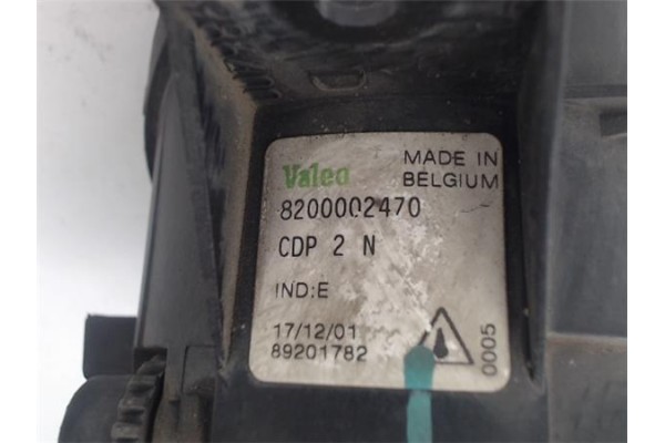 Recambio de faro antiniebla izquierdo para renault clio ii fase i (b/cb0) referencia OEM IAM 8200002470 89201782 261508990A , NI