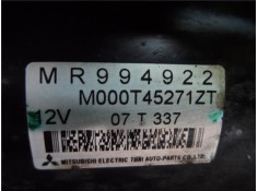 Recambio de motor arranque para mitsubishi colt cz3 berl. 5 (z30a) 1.1 inform (d) referencia OEM IAM MR994922 M000T45271ZT 