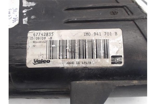 Recambio de faro antiniebla izquierdo para seat leon (1m1) referencia OEM IAM 1M0941701B 67742835 1M0941701 , AUDI | 1M0941701 ,