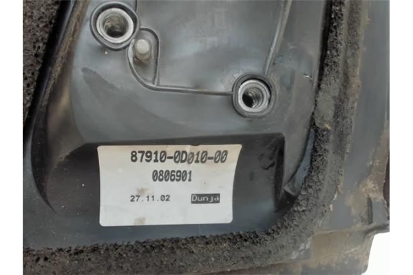 Recambio de retrovisor derecho para toyota yaris verso (ncp2/nlp2) referencia OEM IAM 879100D01000 0806901 