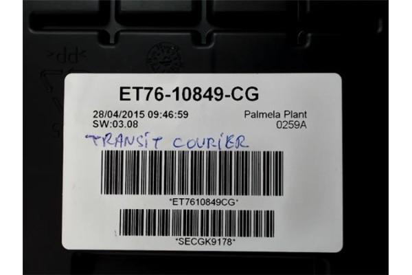 Recambio de cuadro completo para ford transit courier (c4a) 1.5 kombi ambiente referencia OEM IAM ET7610849CG  