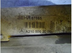 Recambio de intercooler para mercedes-benz clase e (bm 210) berlina e 270 cdi (210.016) referencia OEM IAM A2105002000 BEHR A210