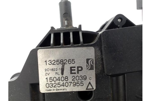 Recambio de cerradura puerta trasero izquierda para opel corsa d 1.4 referencia OEM IAM 13258265 1504082039 55702902 , OPEL | 13