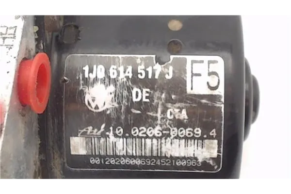 Recambio de nucleo abs para volkswagen golf iv berlina (1j1) 1.9 tdi referencia OEM IAM 1J0614517J  
