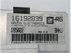 Recambio de centralita para opel astra f berlina referencia OEM IAM 16192839  