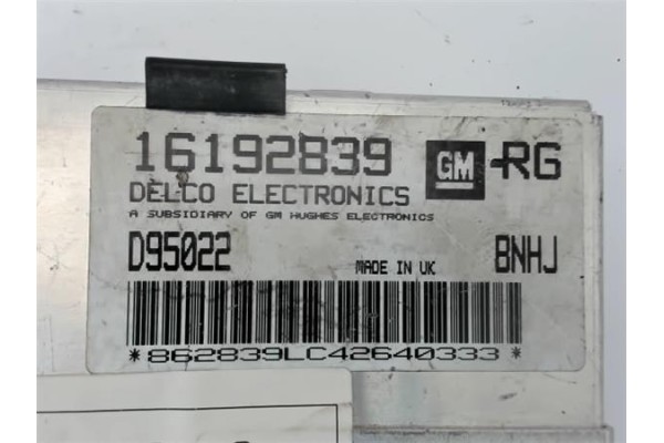 Recambio de centralita para opel astra f berlina referencia OEM IAM 16192839  