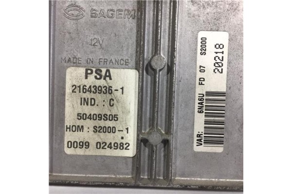 Recambio de centralita para citroen xsara picasso 1.8 16v referencia OEM IAM 9632727280 9640514780 