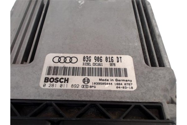 Recambio de centralita encendido para audi a3 (8p) 2.0 tdi 16v referencia OEM IAM 03G906016DT  