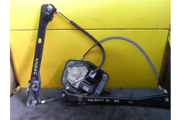 Recambio de mecanismo elevalunas delantero derecho para volkswagen golf v (1k1) 1.4 conceptline (e) referencia OEM IAM 1K3837462