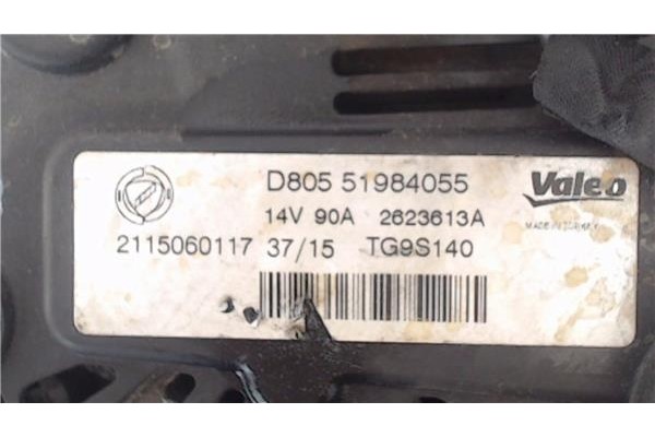 Recambio de alternador para fiat iii fiorino (225) 1.3 d multijet referencia OEM IAM D80551984055 TG9S140 
