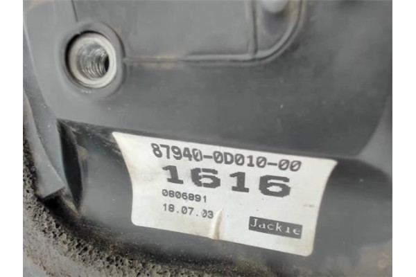 Recambio de retrovisor izquierdo para toyota yaris (ncp1/nlp1/scp1) referencia OEM IAM 879400D01000 0806891 